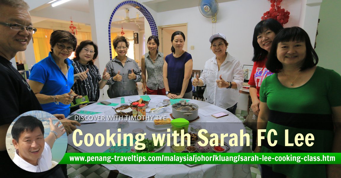 Sarah Lee's Cooking Class