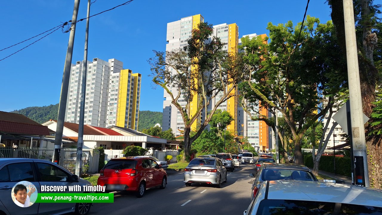 Lebuhraya Jelutong, Gelugor