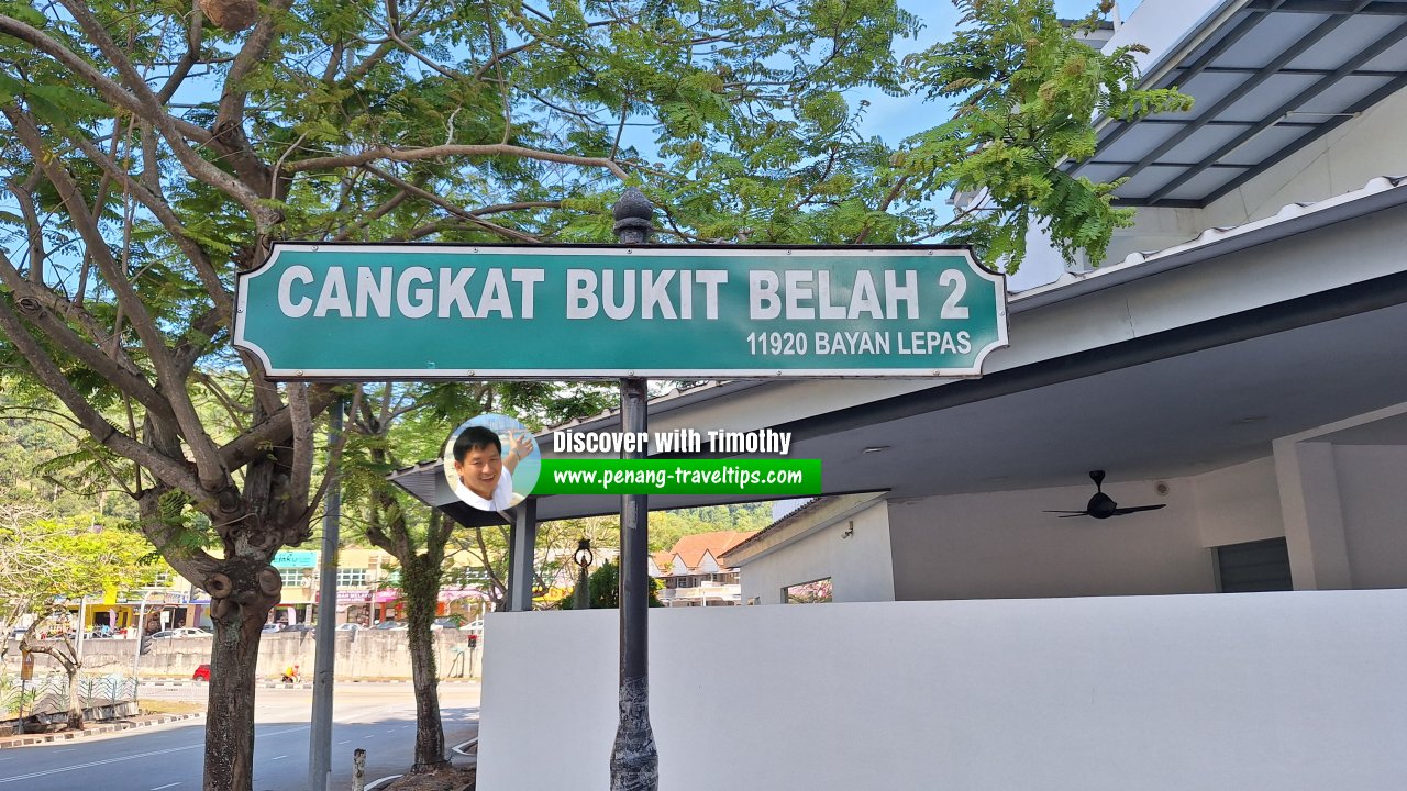 Cangkat Bukit Belah 2 roadsign