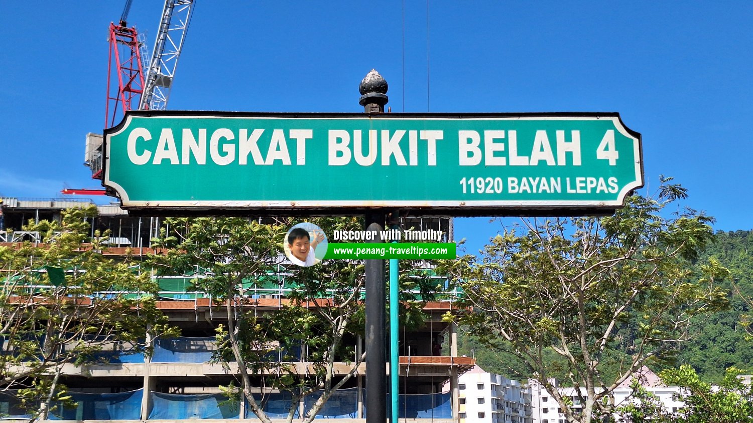 Cangkat Bukit Belah 4 roadsign