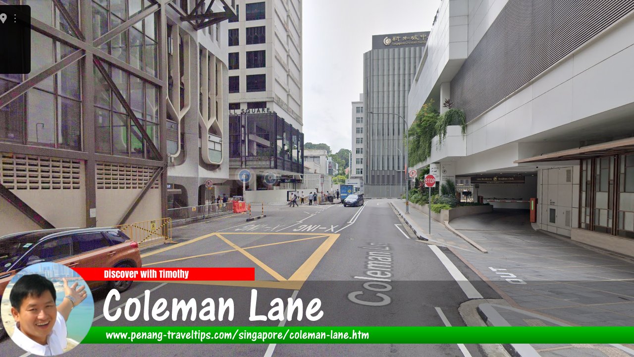 Coleman Lane, Singapore