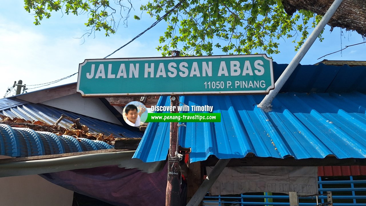 Jalan Hassan Abas roadsign