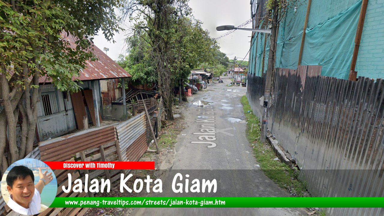 Jalan Kota Giam, Jelutong