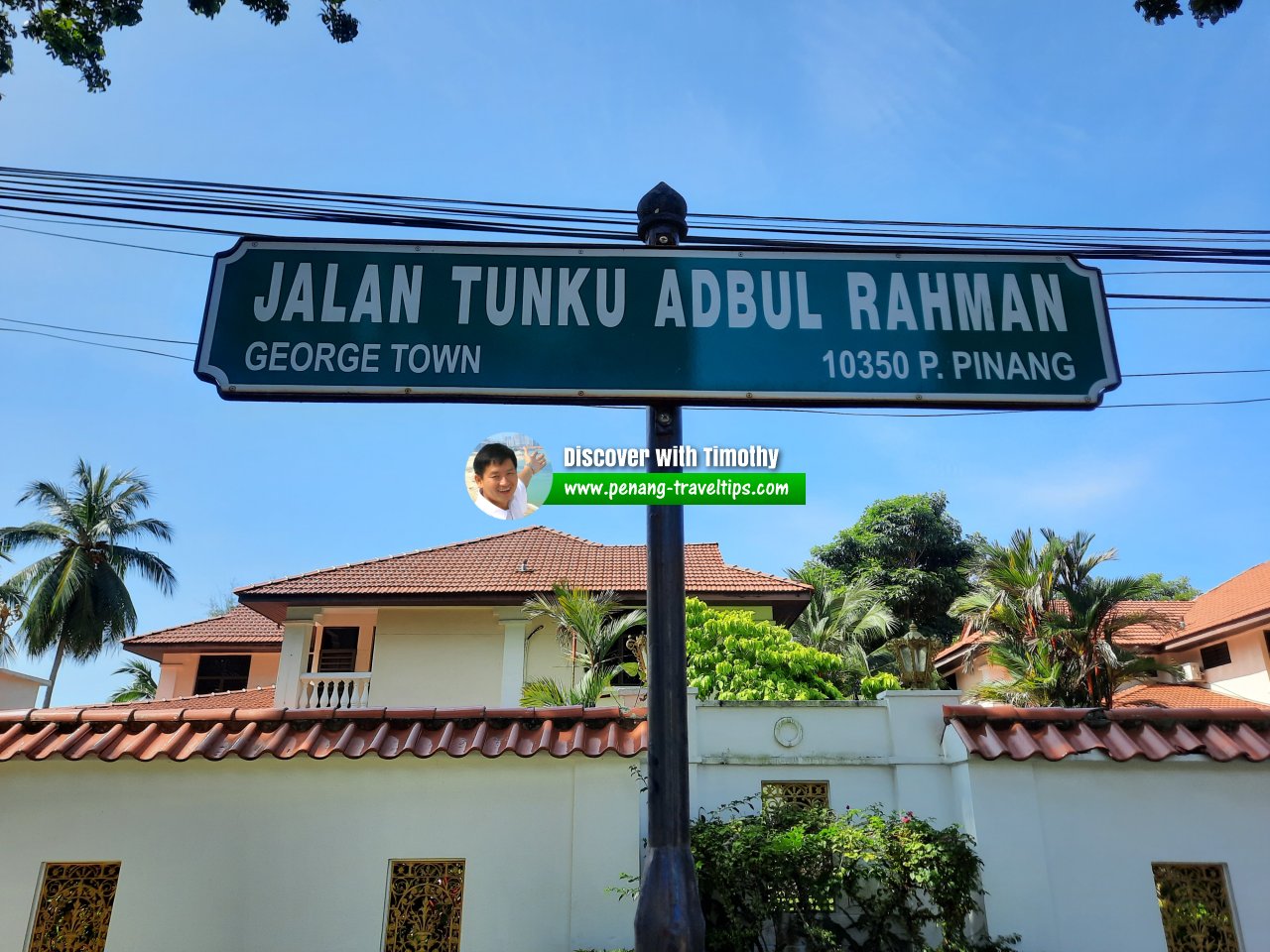 Jalan Tunku Abdul Rahman roadsign