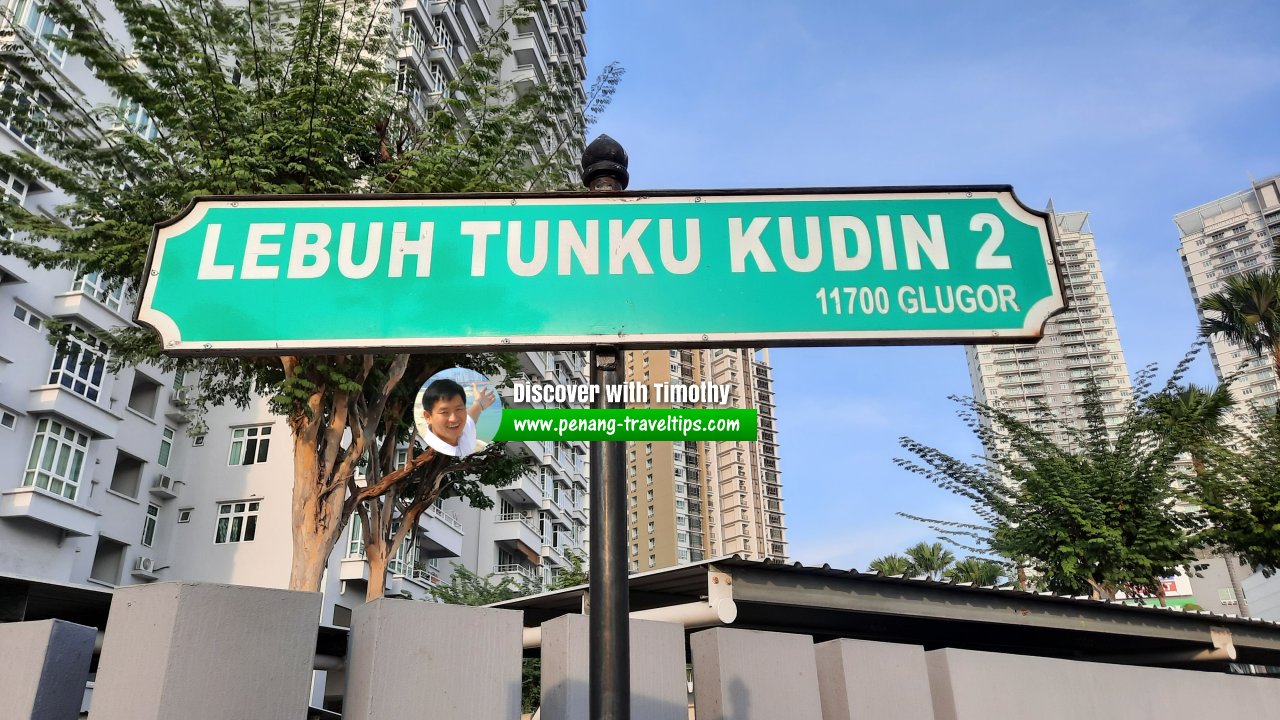 Lebuh Tunku Kudin 2 roadsign