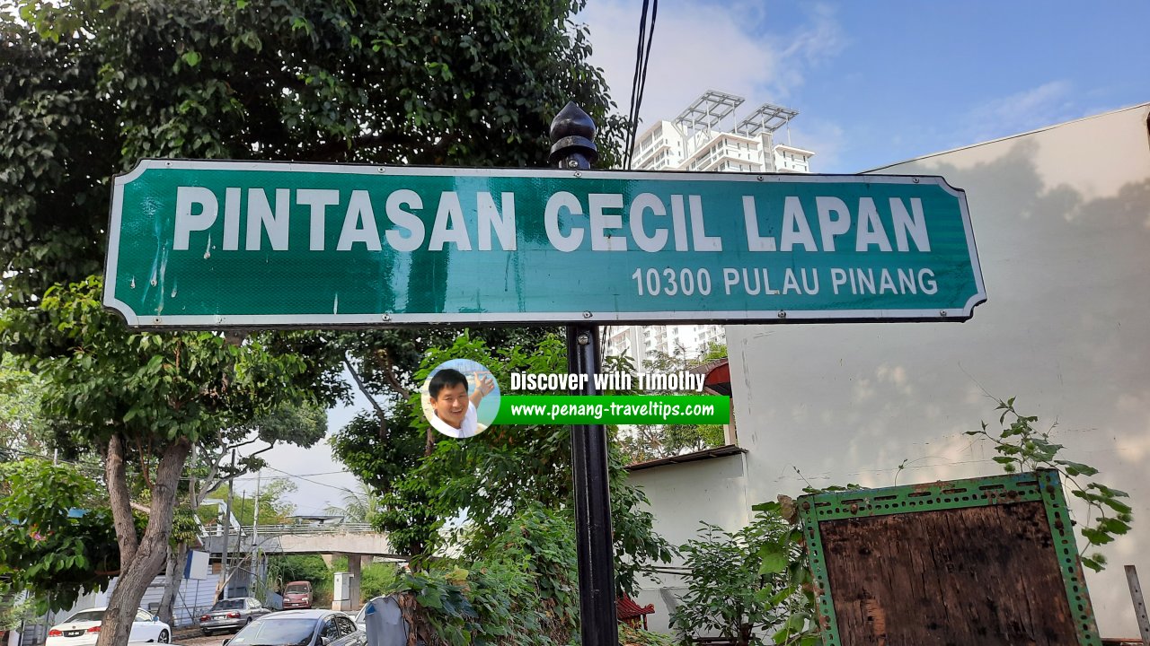 Pintasan Cecil Lapan roadsign