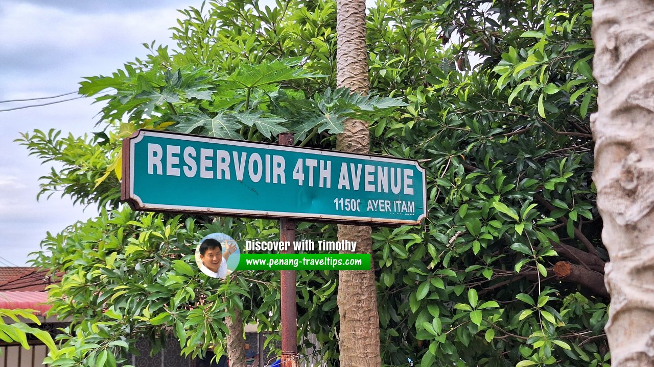 Reservoir 4th Avenue roadsign