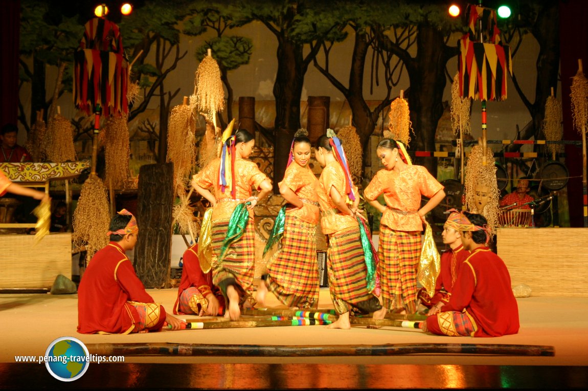 Bamboo dance, Sarawak Cultural Village