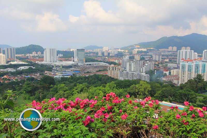 View from the balcony of the Presidential Suite, Hotel Equatorial Penang