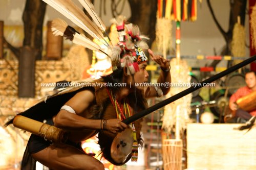 Iban Warrior, Sarawak Cultural Village