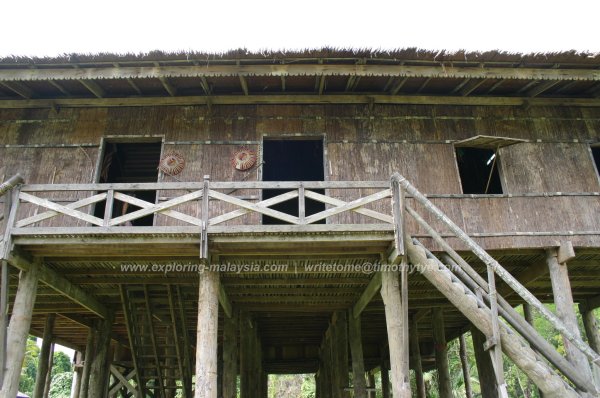 Melanau longhouse