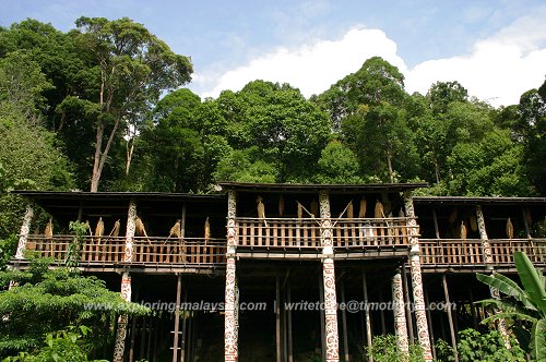 Orang Ulu longhouse, Sarawak Cultural Village