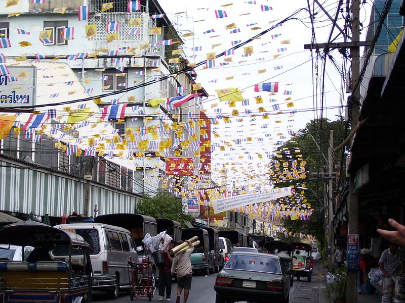 Street in the Bangkok Chinatown