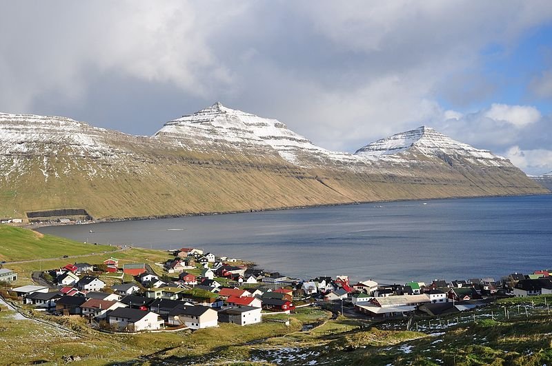 Gøtuvík Bay, Syðrugøta, on Eysturoy, Faroe Islands