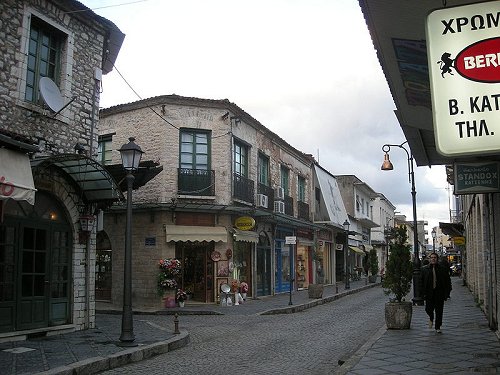 Street in Ioannina, Greece