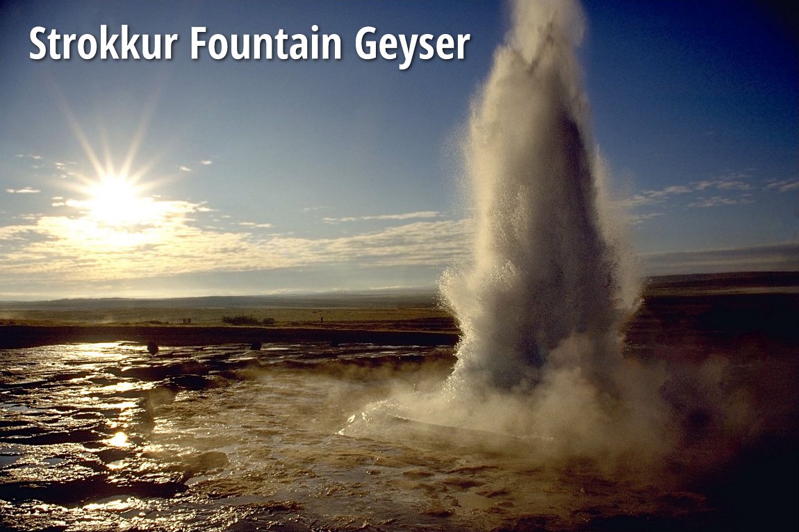 Strokkur Fountain Geyser