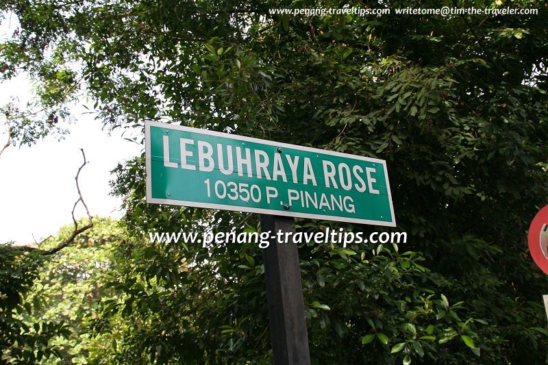 Lebuhraya Rose roadsign