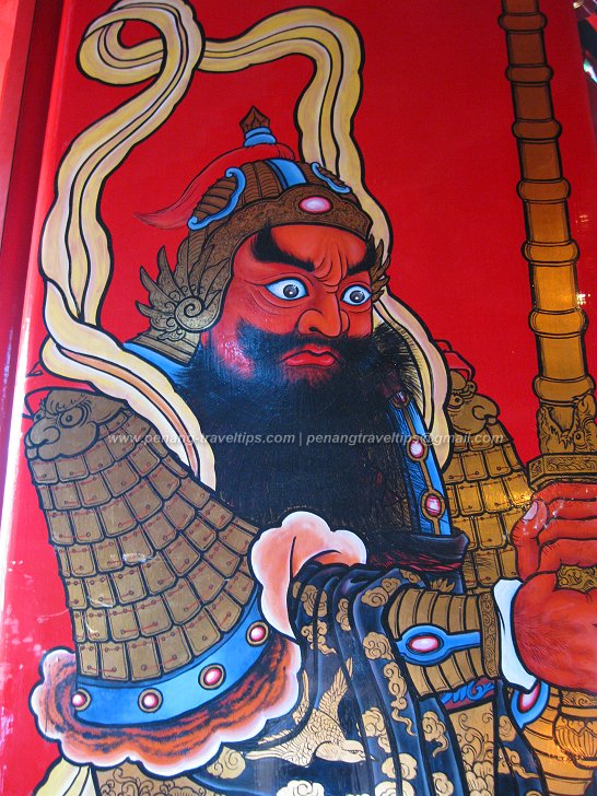 Snake Temple Door God