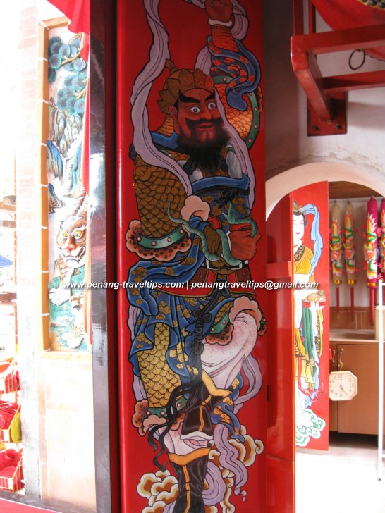 Snake Temple Door God